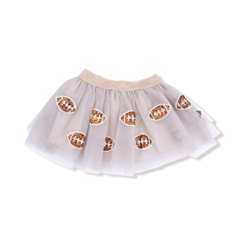 Angel Dear Varsity Football Tutu-Oatmeal