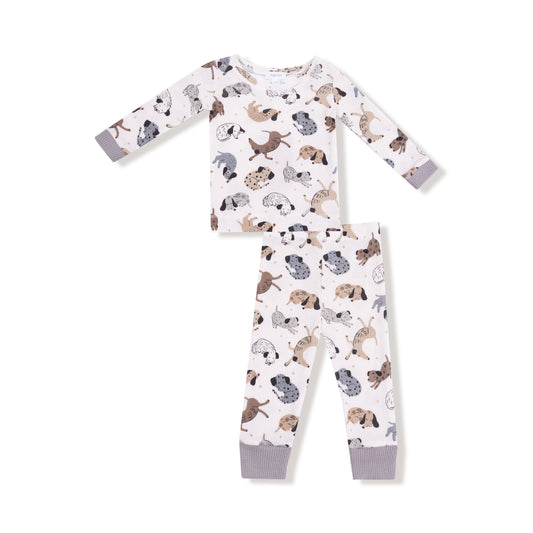 Angel Dear Cozy Pups L/S PJ Set