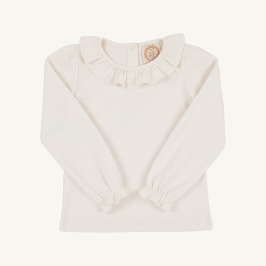 TBBC L/S Ramona Ruffle Shirt-Ivory