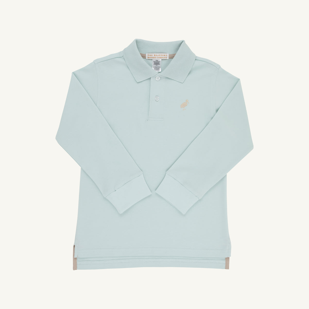 TBBC L/S Prim & Proper Polo- Greenwich Green