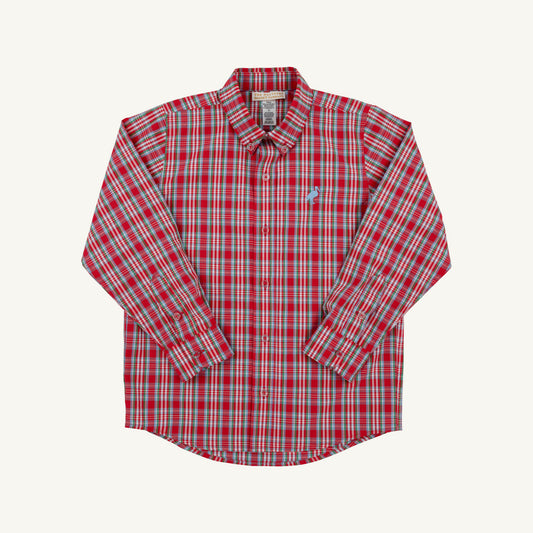 TBBC Dean's List Dress Shirt-Woodspoint Plaid