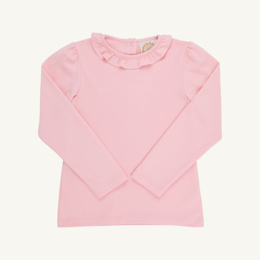 TBBC Reece L/S Ruffle Top-Sandpearl Pink