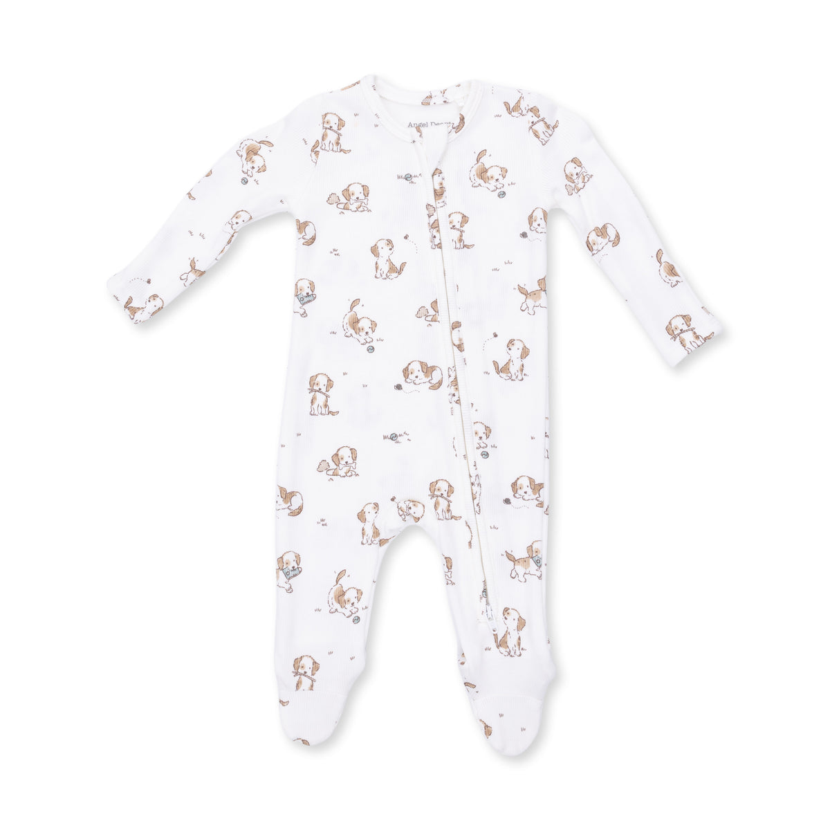 Angel Dear Explorer Puppy Blue - 2 Way Zipper Footie