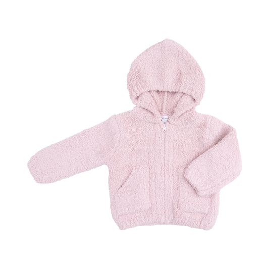 Angel Dear Chenille - Blush Hooded Jacket
