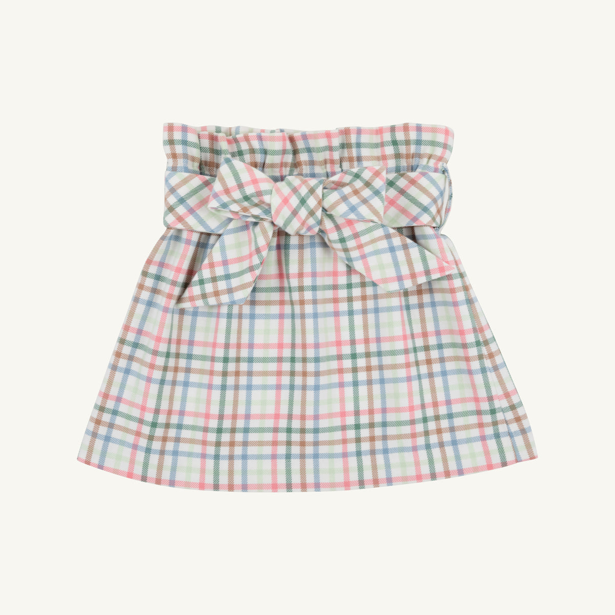 TBBC Beasley Bow Skirt-Manalapan Plaid