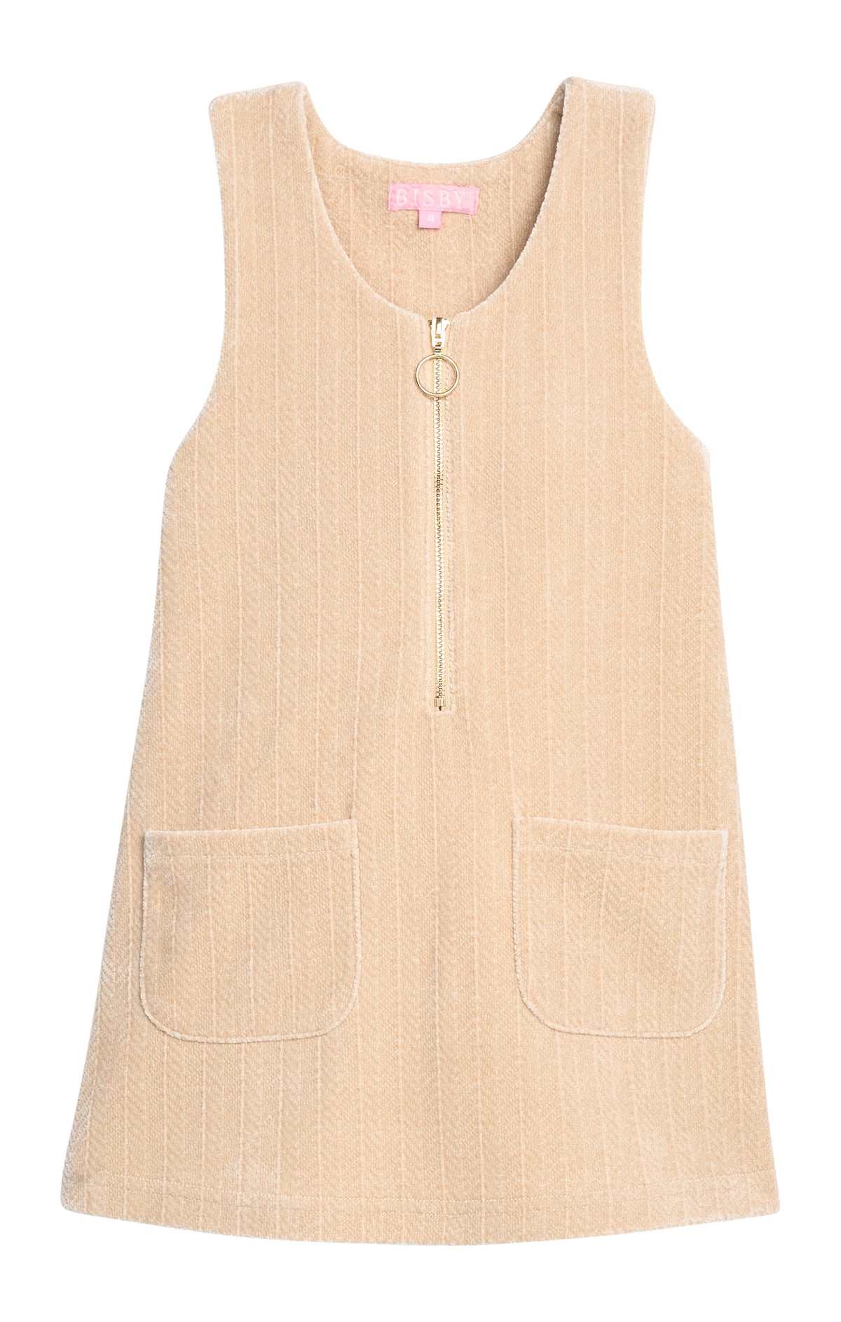 Bisby - Retro Jumper - Stone Herringbone Corduroy