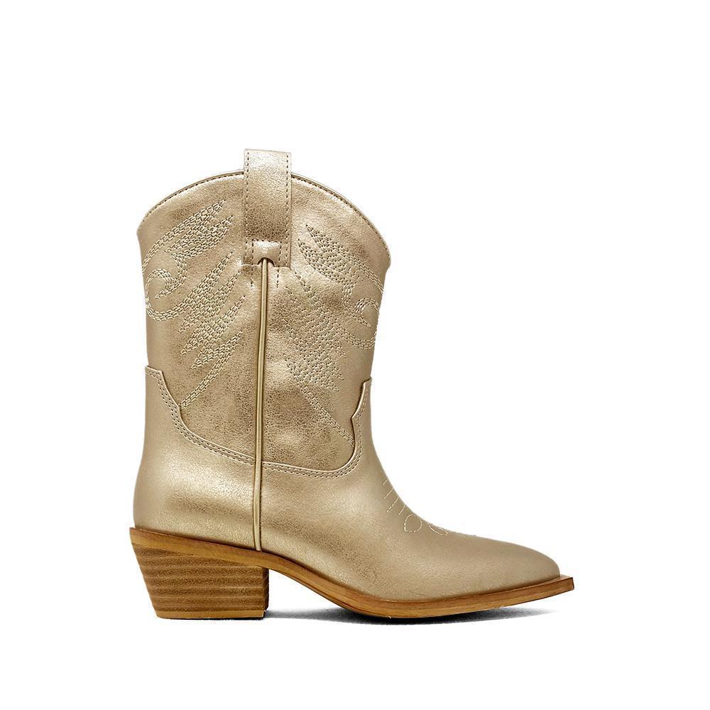 Shu Shop Zahara Mini Boot-Gold