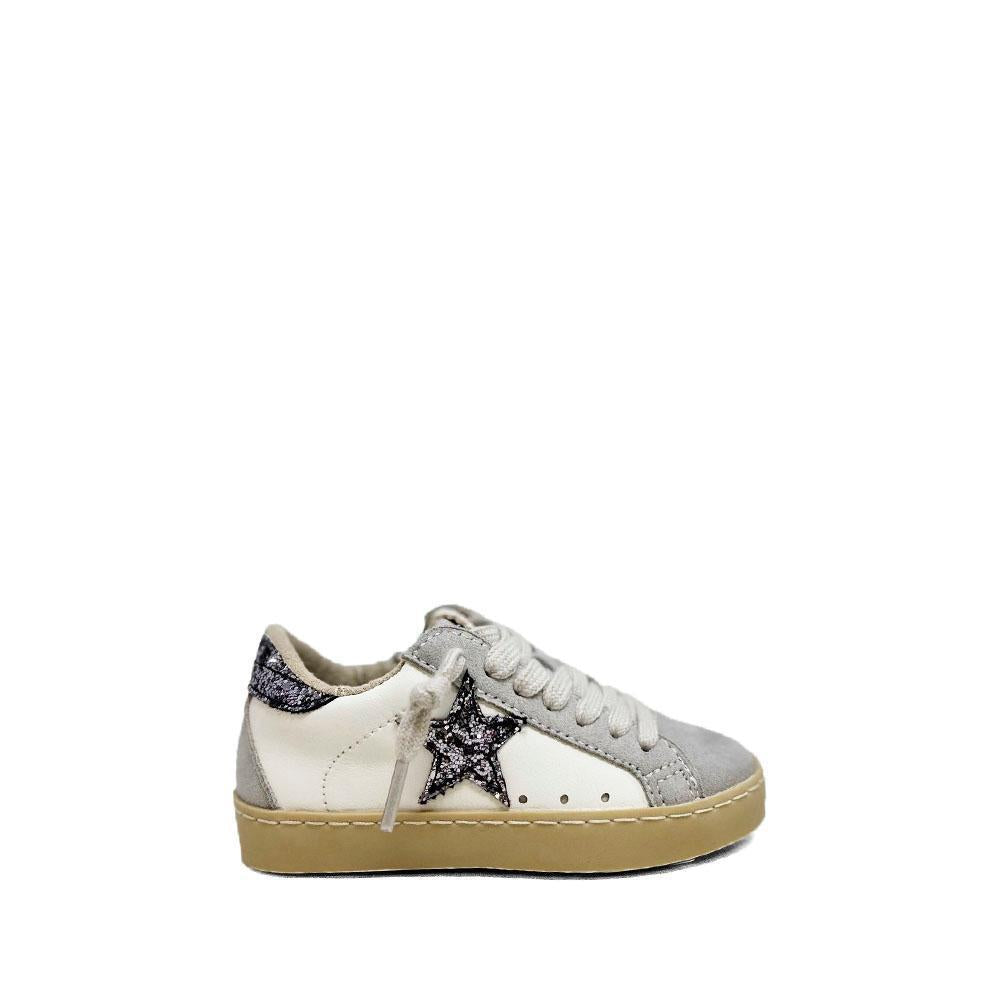 Shu Shop Paula Mini Pewter Glitter Sneaker