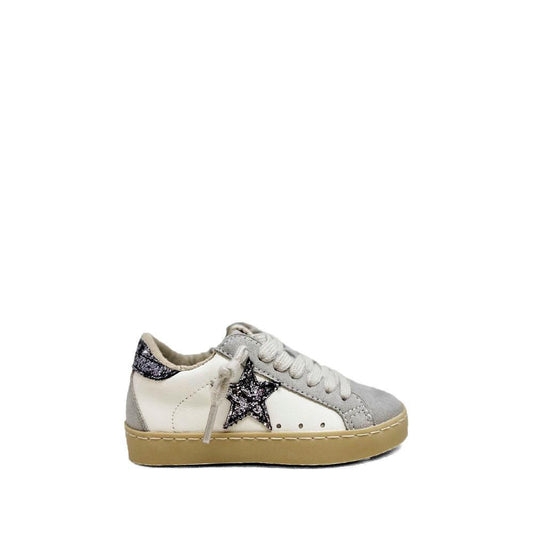 Shu Shop Paula Mini Pewter Glitter Sneaker