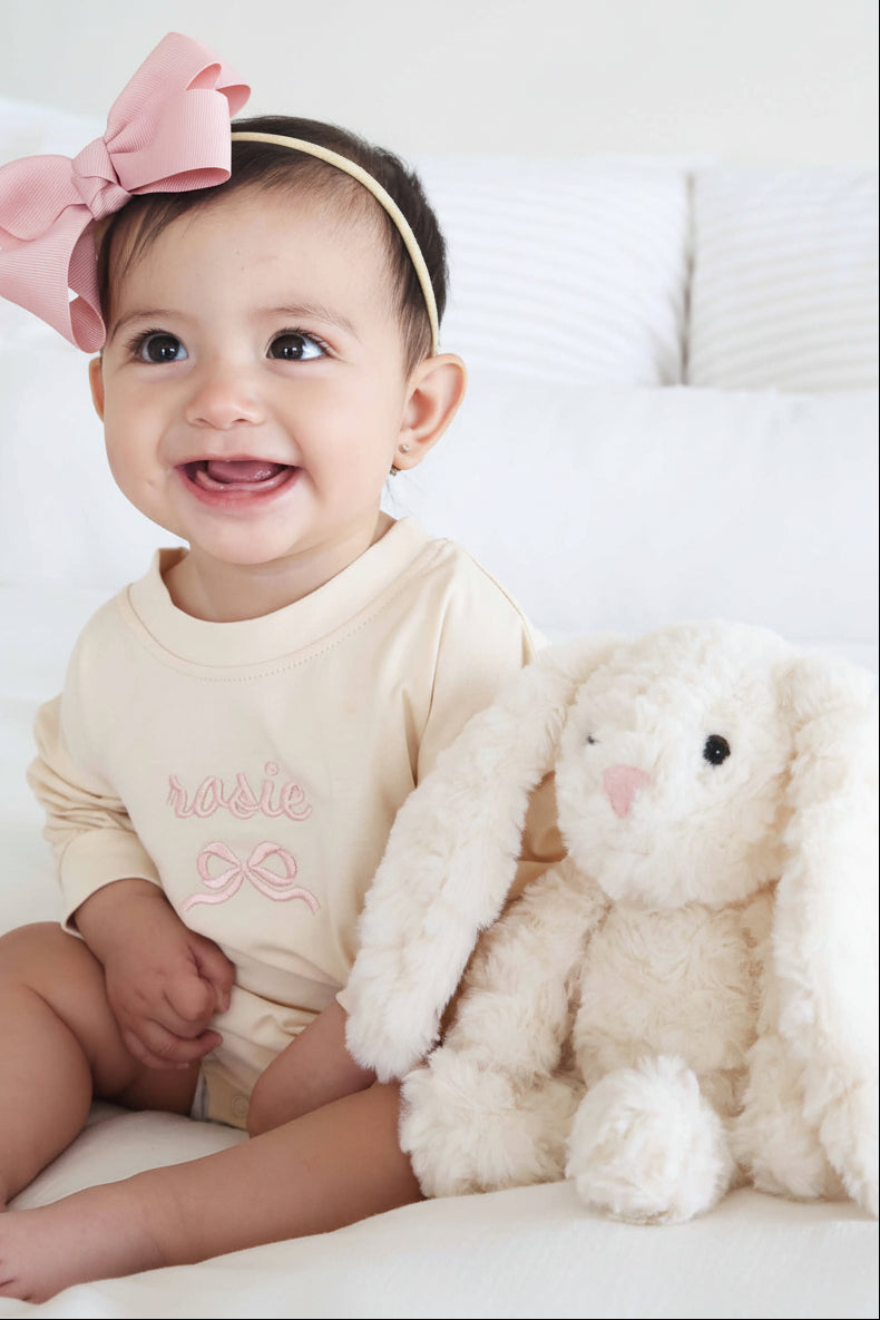 Caden Lane Bentley Bunny Cuddle Plush-Ivory
