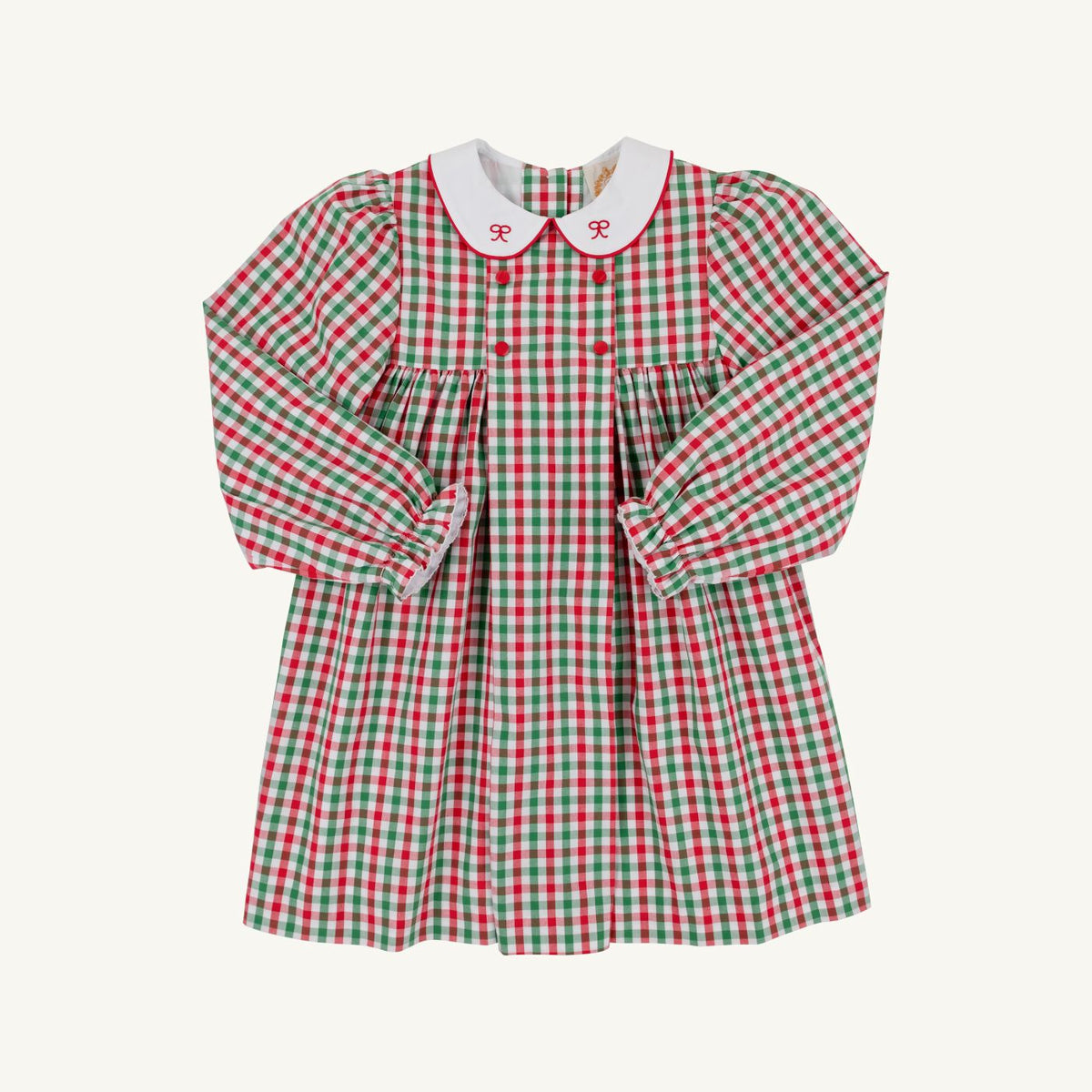 TBBC Della Marie Dress-Red/Kelly Gingham