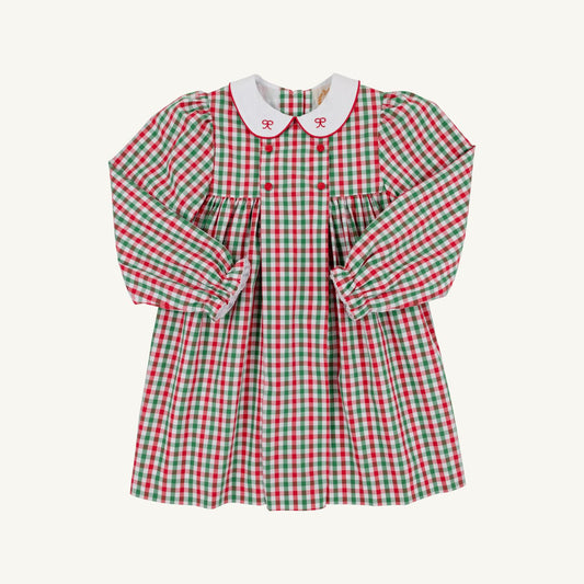 TBBC Della Marie Dress-Red/Kelly Gingham