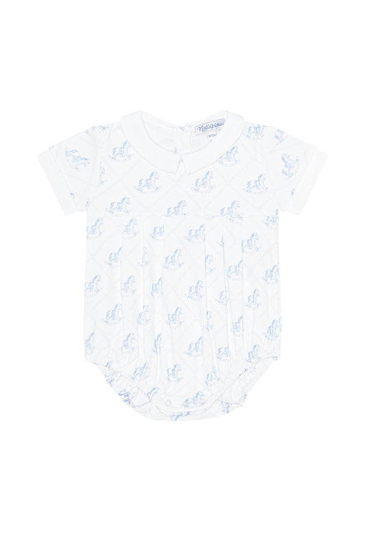 Nella Pima Blue Rocking Horse Bubble-Blue