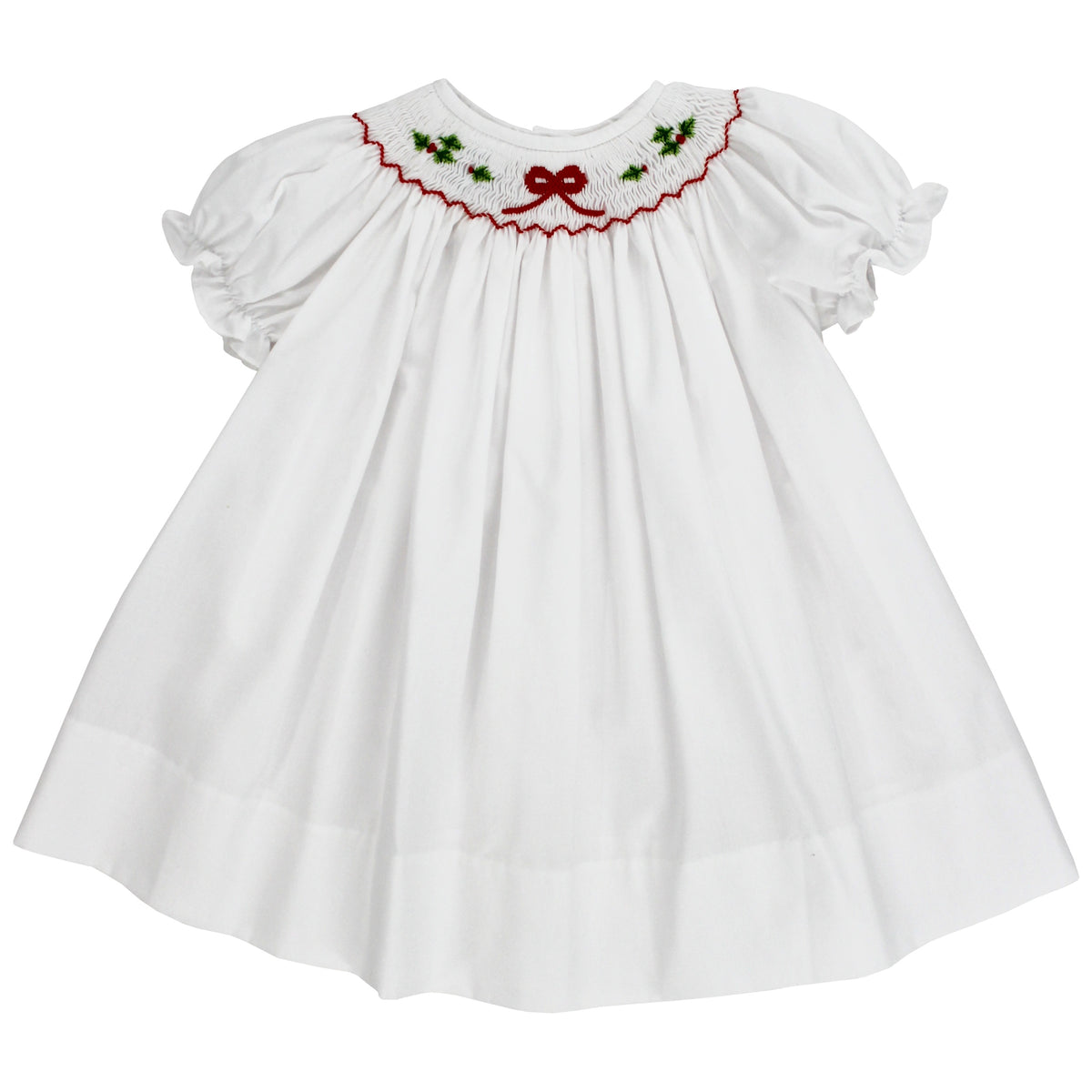 Bow & Holly Smocked Bishop Dress