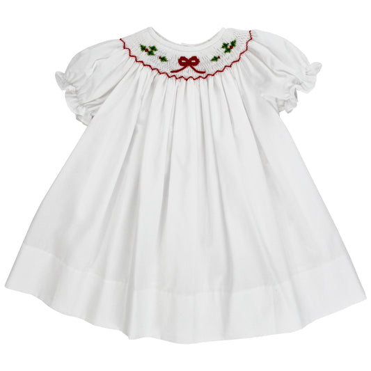 Bow & Holly Smocked Bishop Dress