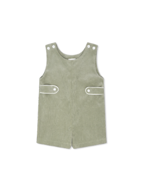 Lullaby Set - SWEETGRASS CORDUROY - green shortall