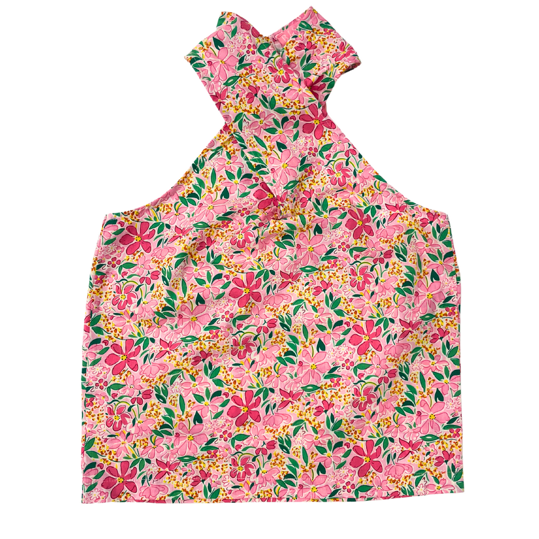 Bisby Frangipani Pink Scarf Top