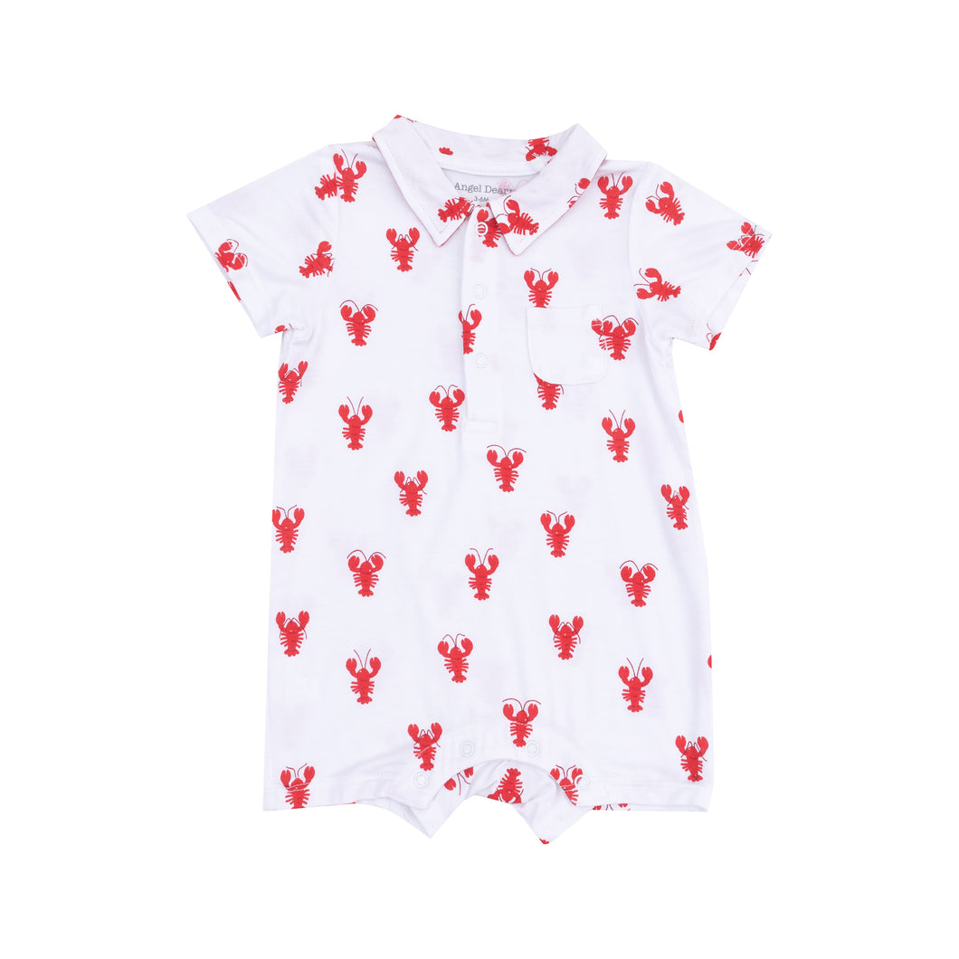 Angel Dear Lobster Bamboo Polo Shortie