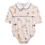 BCC Dog days printed  bubble with round collar