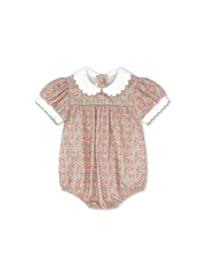 Lullaby - AUTUMN GARDEN WITH SWEETGRASS CORDUROY PIPING - floral bubble
