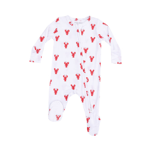 Angel Dear Losbster Bamboo 2 Way Zipper Footie