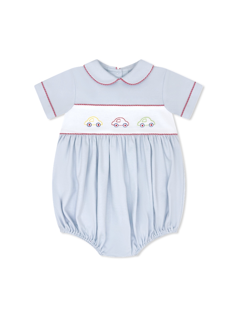 Lullaby Set Bluffton Blue Knit Car Bubble