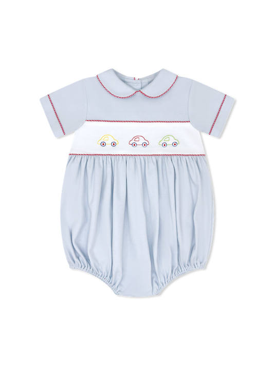 Lullaby Set Bluffton Blue Knit Car Bubble
