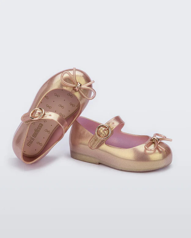Mini Melissa Sweet Love Metallic Pink