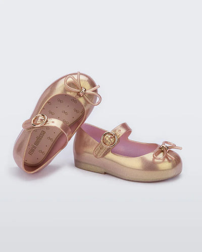 Mini Melissa Sweet Love Metallic Pink