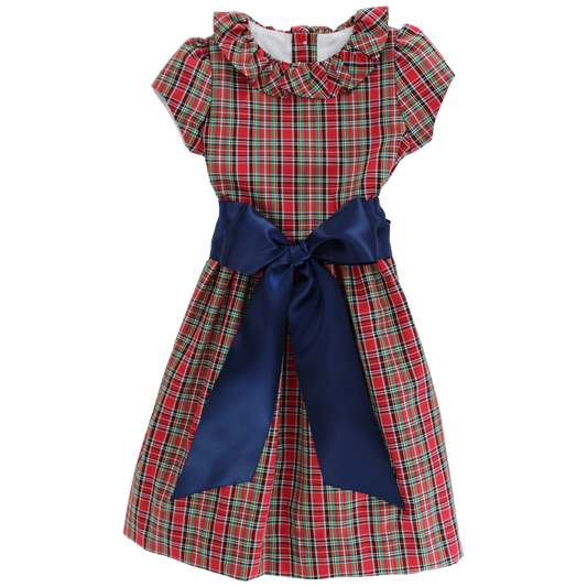 Tartan Dress w/ Sash