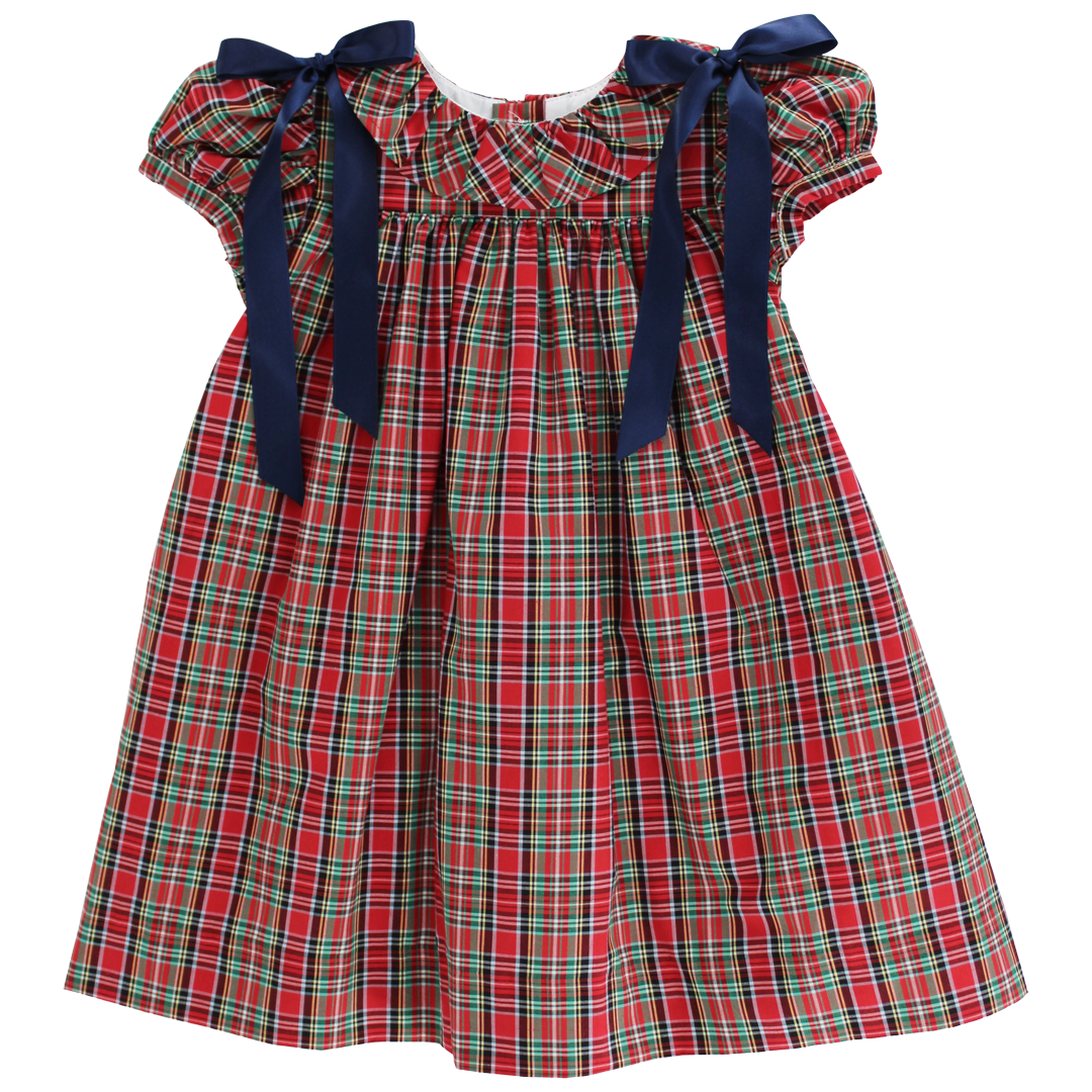 Tartan Float Dress w/ Bows