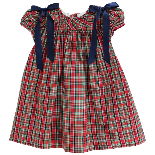 Tartan Float Dress w/ Bows