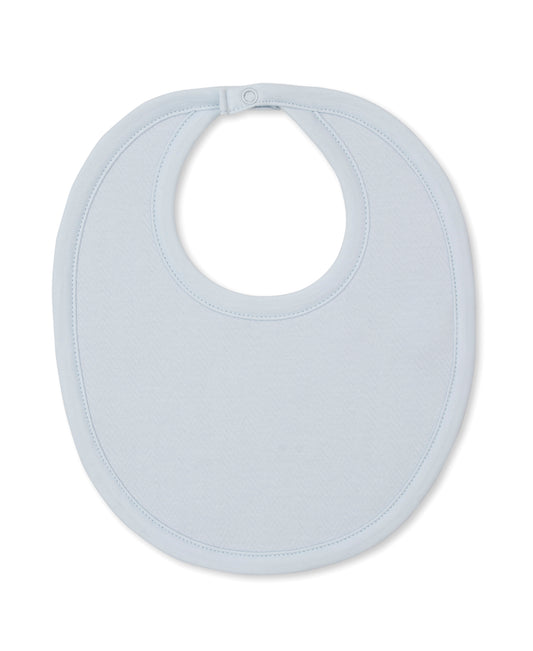 Kissy Herringbone Bib-Lt. Blue