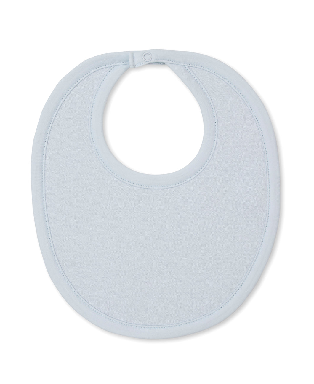 Kissy Herringbone Bib-Lt. Blue
