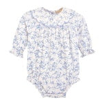 BCC Blue Romantic Toile Printed L/S Bubble