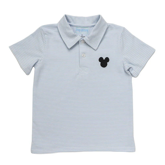 Itsy Bitsy Blue Magical Stripe Polo