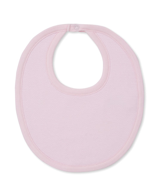 Kissy Herringbone Bib-Pink