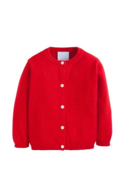 LE Essential Cardigan-Red