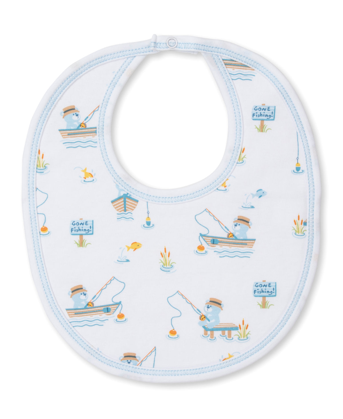 Kissy Kissy Fishing Bear Bib