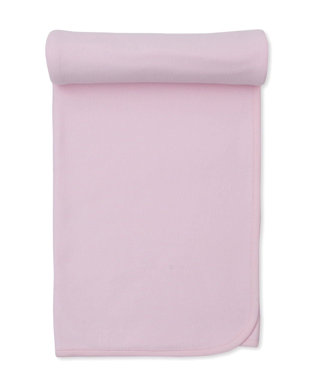 Kissy Herringbone Blanket-Pink