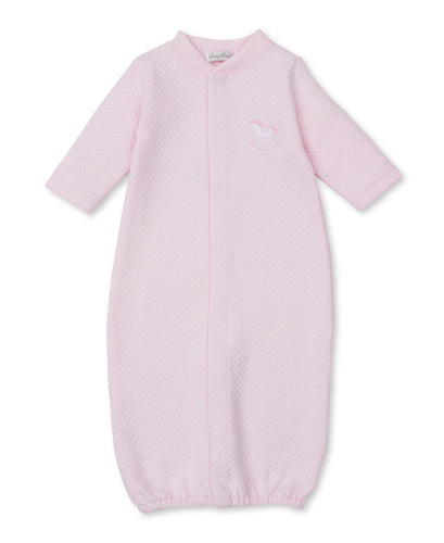 Kissy Kissy Pink Diamond Quilted Rocking Horse Conv Gown