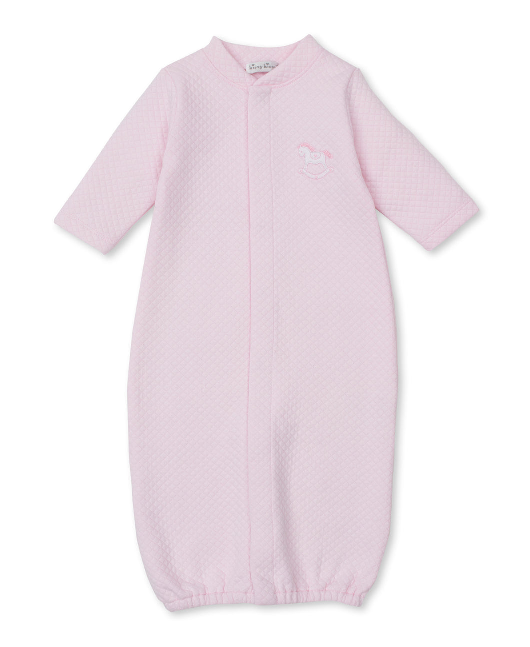 Kissy Kissy Pink Diamond Quilted Rocking Horse Conv Gown