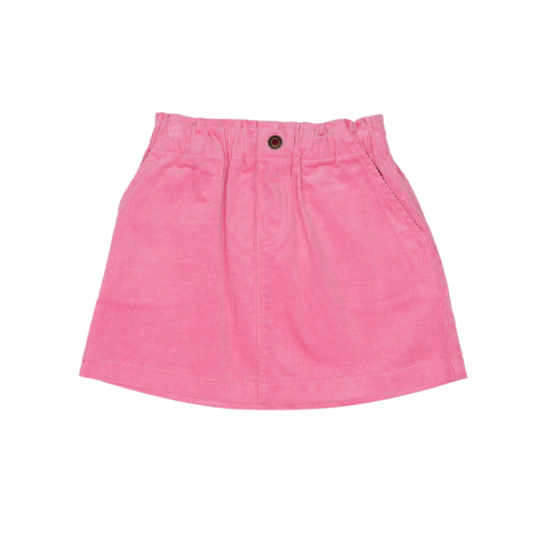 The Oaks Hot Pink Cord Skirt