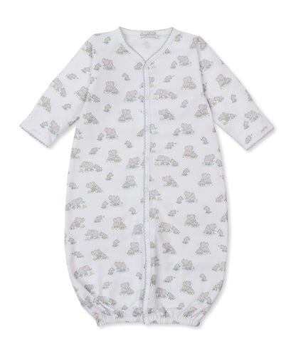 Kissy Kissy Grey Elephant Print Gown