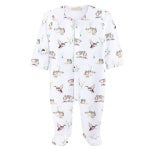 BCC Duck Pond Printed Pima Footie
