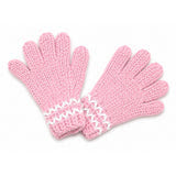 Bits & Bows Pink Knit Gloves