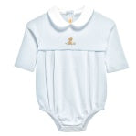 BCC Good Puppy Emb. L/S Bubble w/ Round Collar - Blue