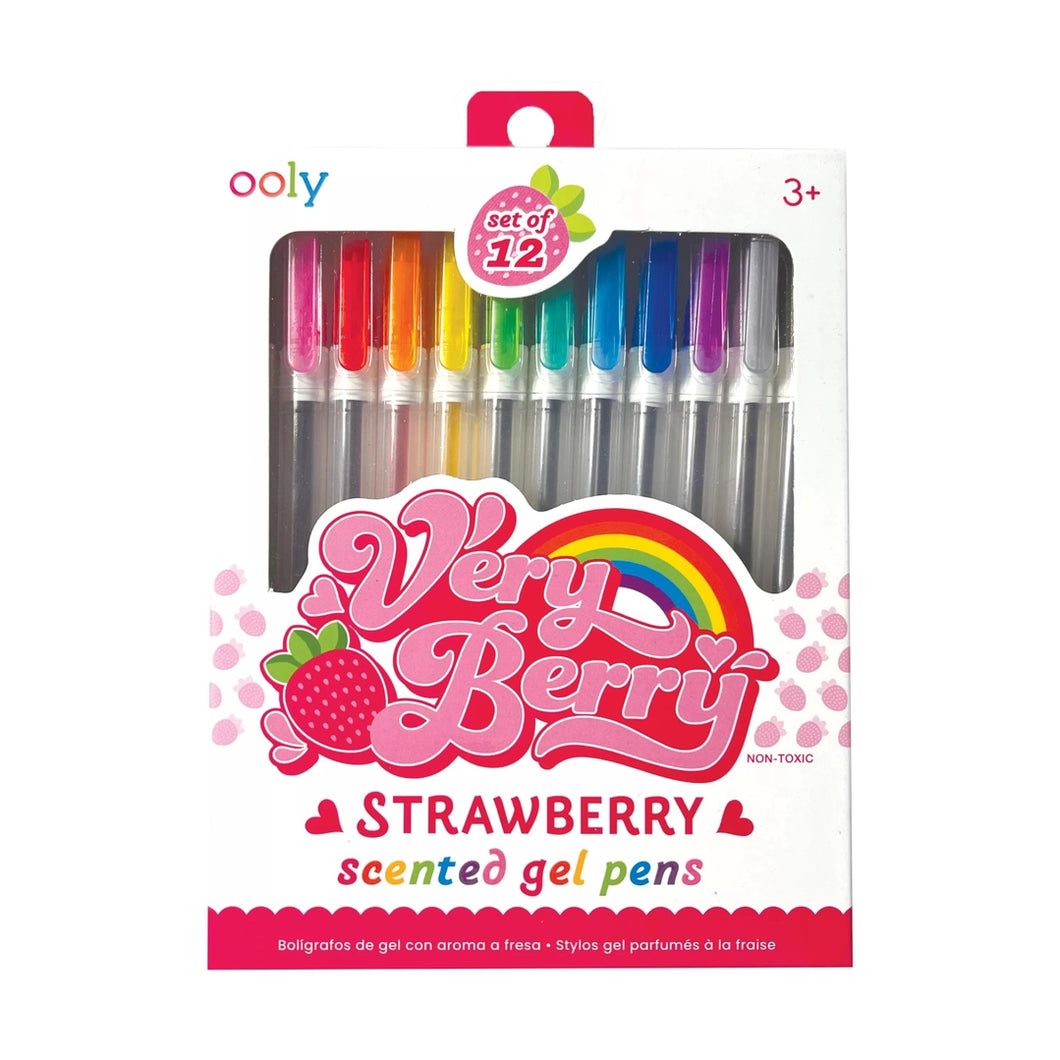 Ooly Very Berry Scented Gel Pens-Set of 12