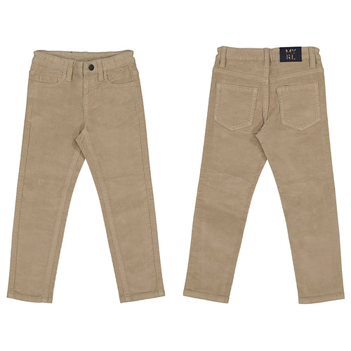 Mayoral Walnut Slim Fit Cord Pants