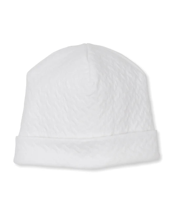 Kissy Jacquard Hat-White